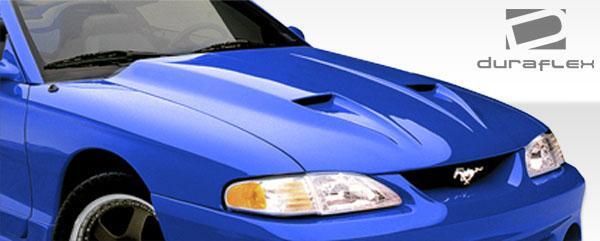 1994-1998 Ford Mustang Duraflex Mach 1 Hood - Image 4