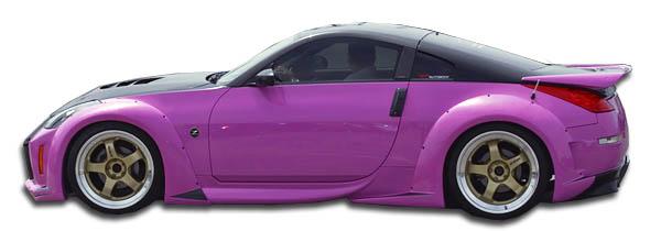 2003-2008 Nissan 350Z Duraflex Vader 3 Side Skirts - Image 1