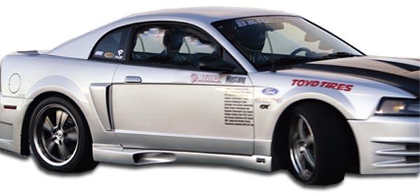 1999-2004 Ford Mustang Duraflex KR-S Side Skirts - Image 1