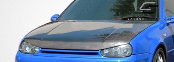 1999-2005 Volkswagen Golf Carbon Creations Boser Carbon Fiber Hood - Image 3