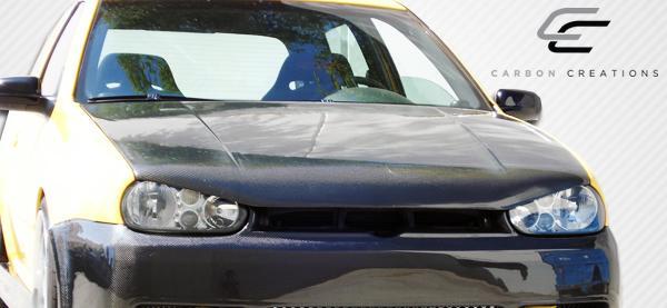 1999-2005 Volkswagen Golf Carbon Creations Boser Carbon Fiber Hood - Image 9