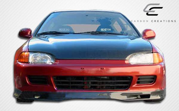1992-1995 Honda Civic Carbon Creations Spoon Style Carbon Fiber Front Lip - Image 2