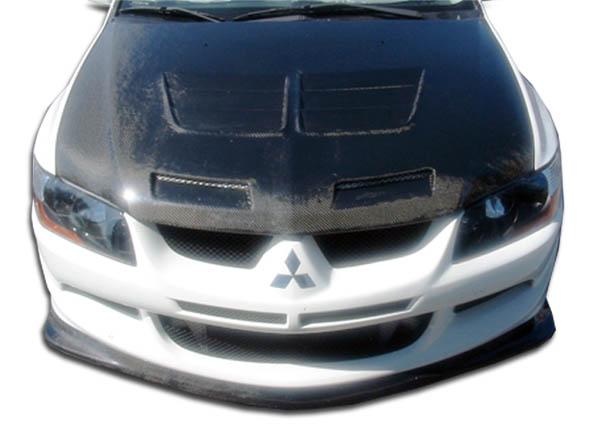 2003-2005 Mitsubishi Evolution Carbon Creations Demon Carbon Fiber Front Lip - Image 1