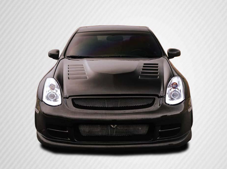 2003-2007 Infiniti G Coupe Carbon Creations TS-1 Carbon Fiber Front Bumper - Image 1