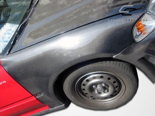 1992-1995 Honda Civic Carbon Creations OEM Look Carbon Fiber Fender - Image 2