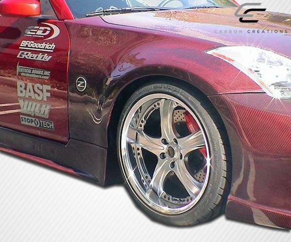 2003-2008 Nissan 350Z Carbon Creations OEM Look Carbon Fiber Fender - Image 6