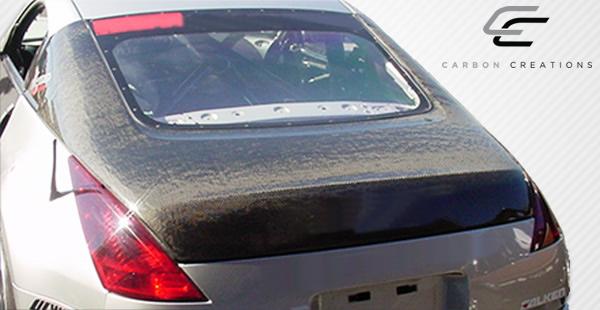 2003-2008 Nissan 350Z Carbon Creations OEM Look Carbon Fiber Trunk - Image 2