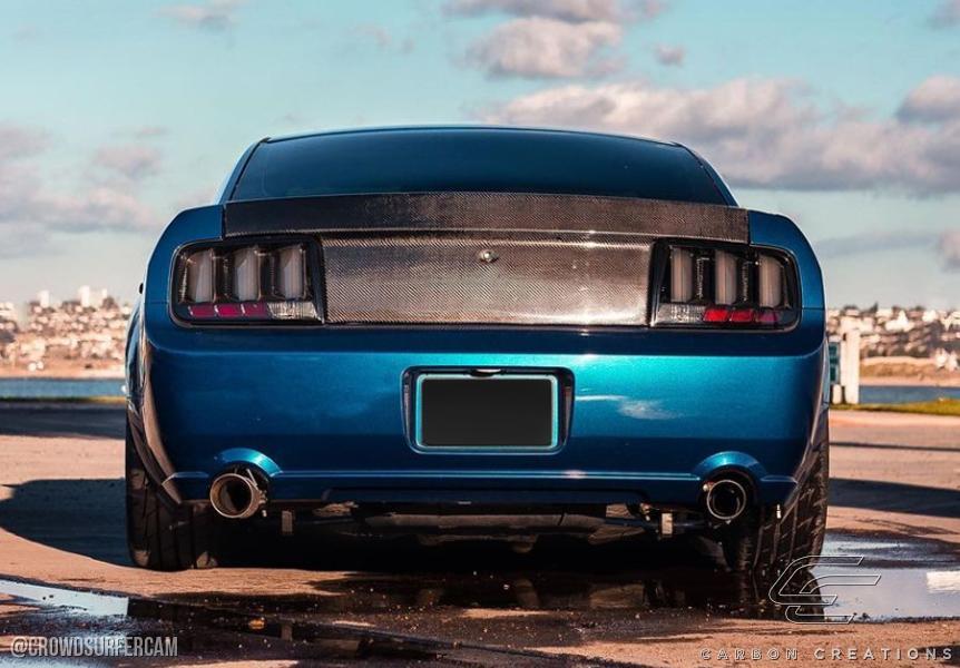 2005-2009 Ford Mustang Carbon Creations OEM Look Carbon Fiber Trunk - Image 2