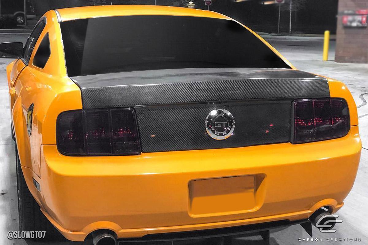2005-2009 Ford Mustang Carbon Creations OEM Look Carbon Fiber Trunk - Image 4