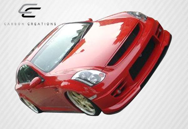 Universal Carbon Creations Middle Splitter Front Lip Under Spoiler Air Dam - 1 Piece - Image 2