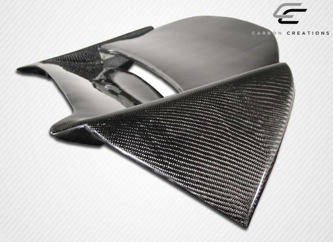 2002-2005 Honda Civic Carbon Creations Type M Carbon Fiber Rear Wing - Image 6