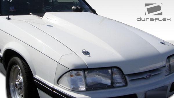 1987-1993 Ford Mustang Duraflex 2" Cowl Hood - Image 4
