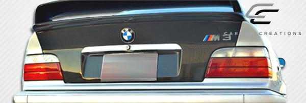 1992-1998 BMW 3 Series Carbon Creations OEM Look Carbon Fiber Trunk - Image 2