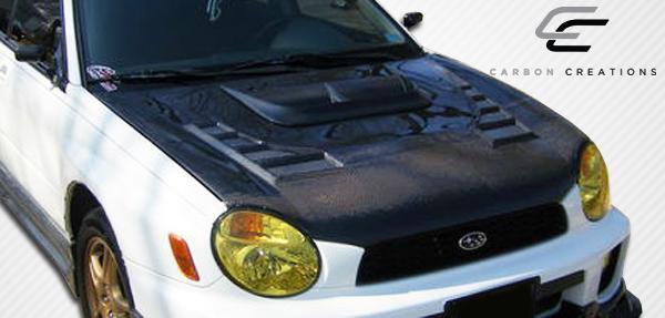 2002-2003 Subaru Impreza Carbon Creations C-1 Carbon Fiber Hood - Image 2