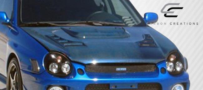 2002-2003 Subaru Impreza Carbon Creations C-1 Carbon Fiber Hood - Image 3