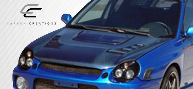 2002-2003 Subaru Impreza Carbon Creations C-1 Carbon Fiber Hood - Image 4