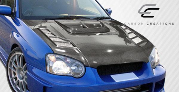 2004-2005 Subaru Impreza Carbon Creations C-1 Carbon Fiber Hood - Image 2