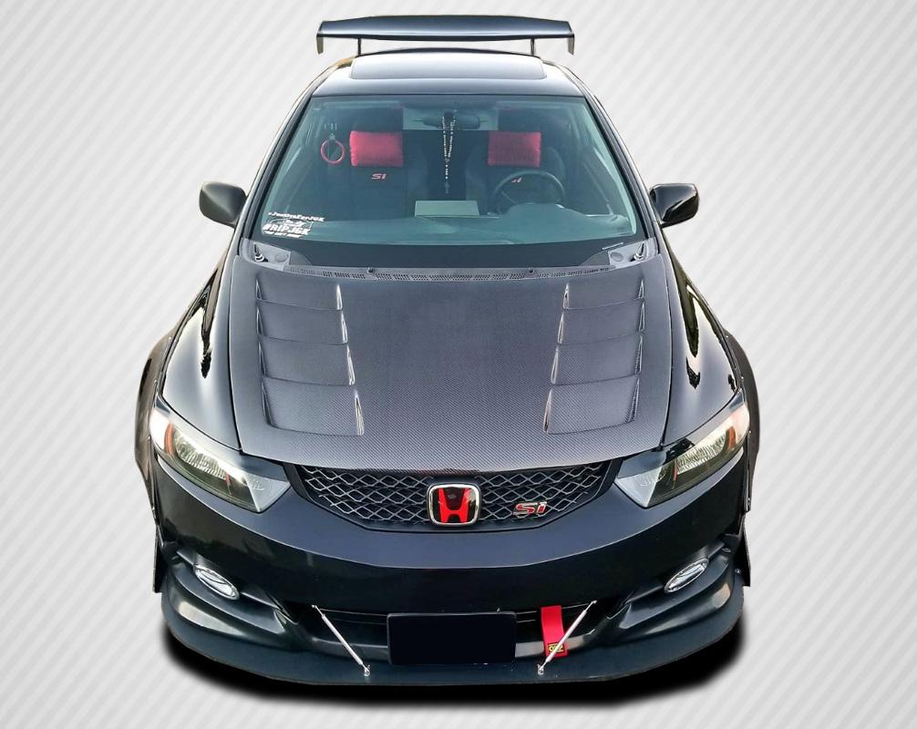 2006-2011 Honda Civic Carbon Creations Circuit Carbon Fiber Hood - Image 1