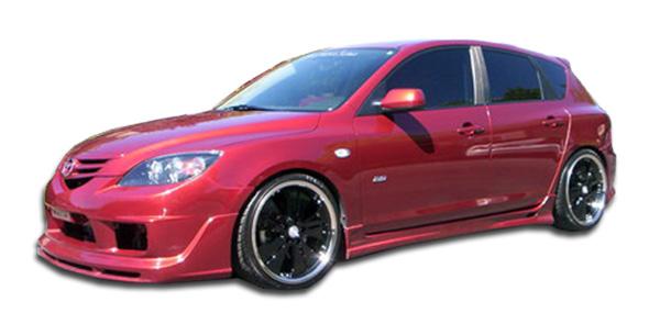 2004-2009 Mazda 3 Duraflex K-1 Side Skirts - Image 1