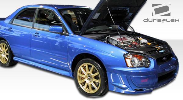 2002-2007 Subaru Impreza Duraflex STI Look Side Skirts - Image 3