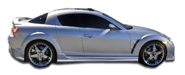 2004-2011 Mazda RX8 Duraflex Raven Side Skirts - Image 1