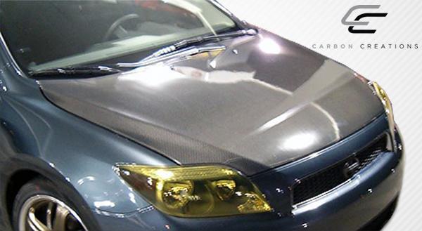 2005-2010 Scion TC Carbon Creations OEM Look Carbon Fiber Hood - Image 5