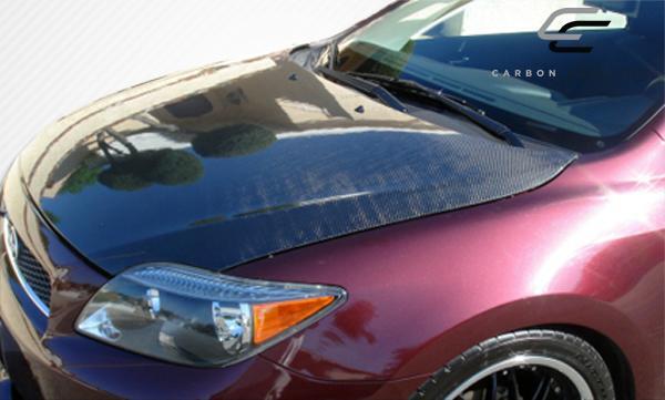 2005-2010 Scion TC Carbon Creations OEM Look Carbon Fiber Hood - Image 6