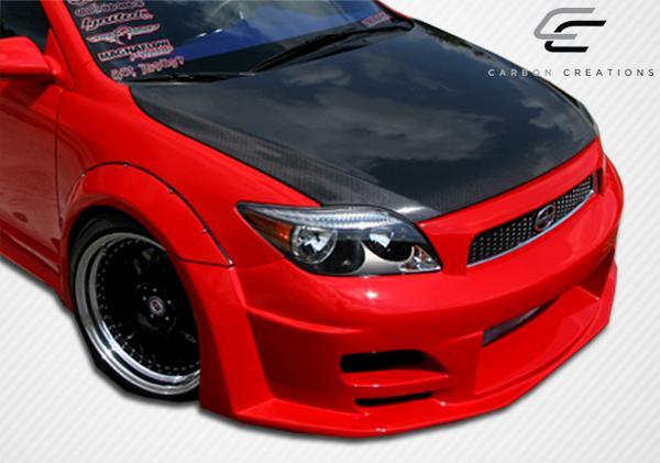 2005-2010 Scion TC Carbon Creations OEM Look Carbon Fiber Hood - Image 7