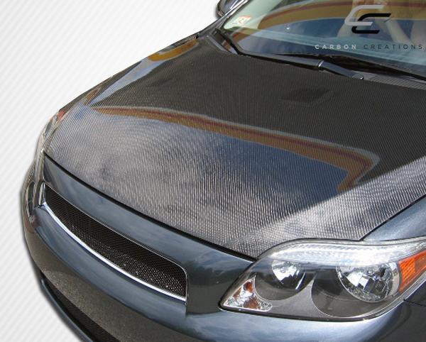 2005-2010 Scion TC Carbon Creations OEM Look Carbon Fiber Hood - Image 8