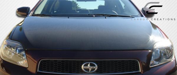2005-2010 Scion TC Carbon Creations OEM Look Carbon Fiber Hood - Image 9