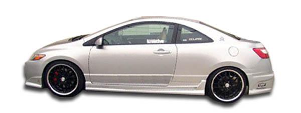 2006-2011 Honda Civic Duraflex Raven Side Skirts - Image 1