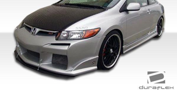2006-2011 Honda Civic Duraflex Raven Side Skirts - Image 4