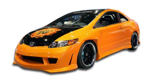 2006-2011 Honda Civic Duraflex Type M Side Skirts - Image 1