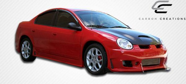 2000-2005 Dodge Neon Carbon Creations SRT Look Carbon Fiber Hood - Image 5