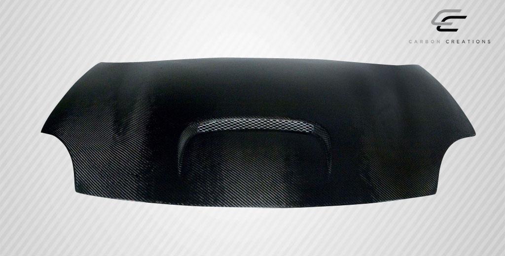 2000-2005 Dodge Neon Carbon Creations SRT Look Carbon Fiber Hood - Image 6
