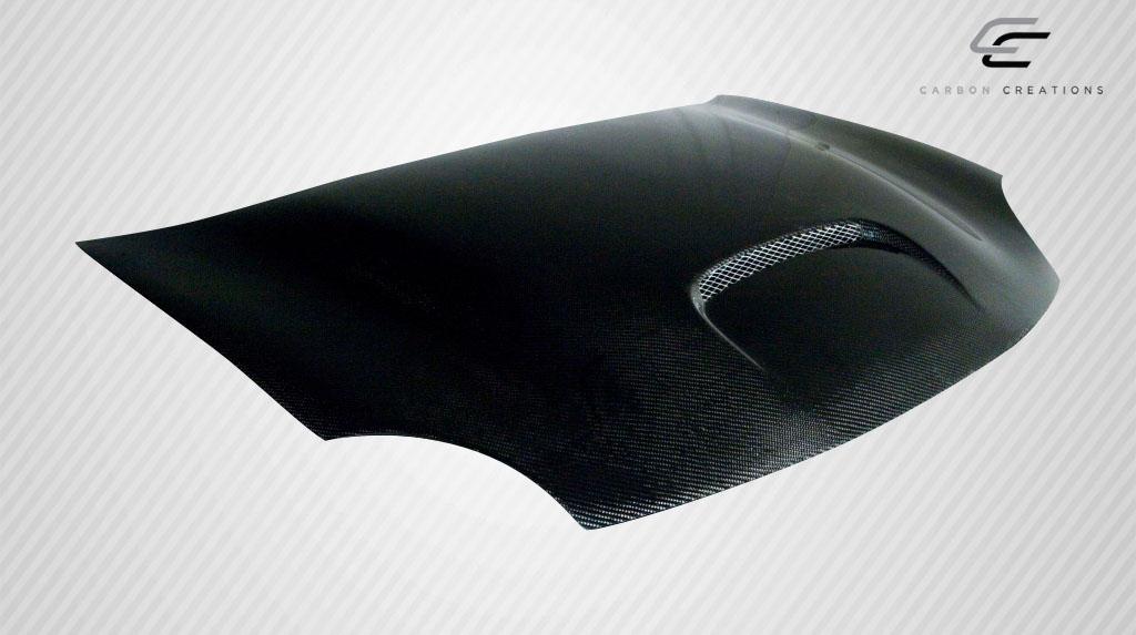 2000-2005 Dodge Neon Carbon Creations SRT Look Carbon Fiber Hood - Image 7