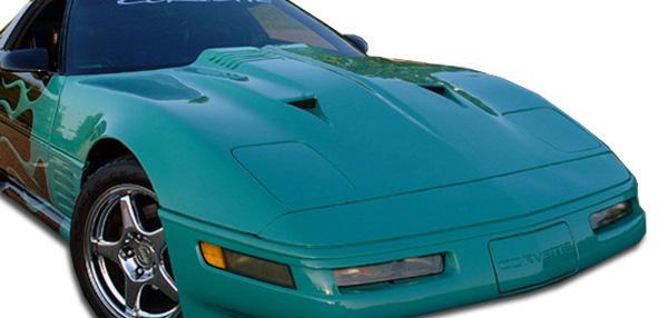 1985-1996 Chevrolet Corvette Duraflex Twin Turbo Hood - Image 1
