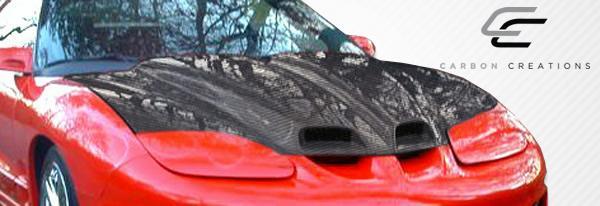 1998-2002 Pontiac Firebird Carbon Creations WS-6 Carbon Fiber Hood - Image 3