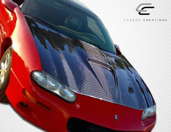 1998-2002 Chevrolet Camaro Carbon Creations Supersport Carbon Fiber Hood - Image 4