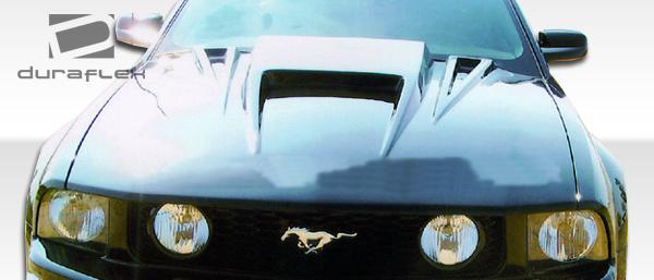 2005-2009 Ford Mustang Duraflex Spyder 3 Hood - Image 2