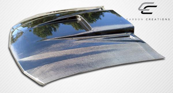 2005-2009 Ford Mustang Carbon Creations Spyder 3 Carbon Fiber Hood - Image 8