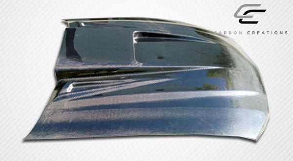 2005-2009 Ford Mustang Carbon Creations Spyder 3 Carbon Fiber Hood - Image 9