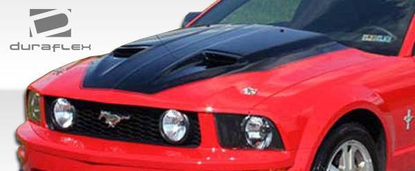 2005-2009 Ford Mustang Duraflex Mach 1 Hood - Image 3
