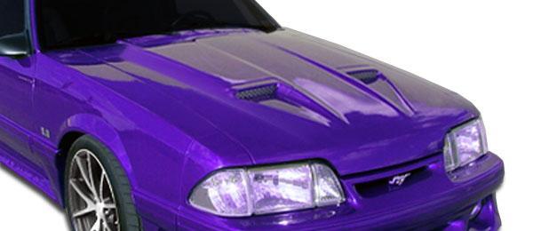 1987-1993 Ford Mustang Duraflex Mach 1 Hood - Image 1