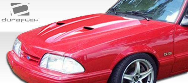 1987-1993 Ford Mustang Duraflex Mach 1 Hood - Image 2