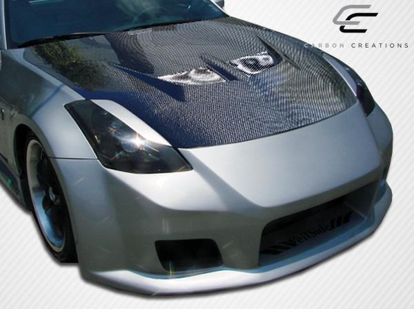 2003-2006 Nissan 350Z Carbon Creations Evo Carbon Fiber Hood - Image 2