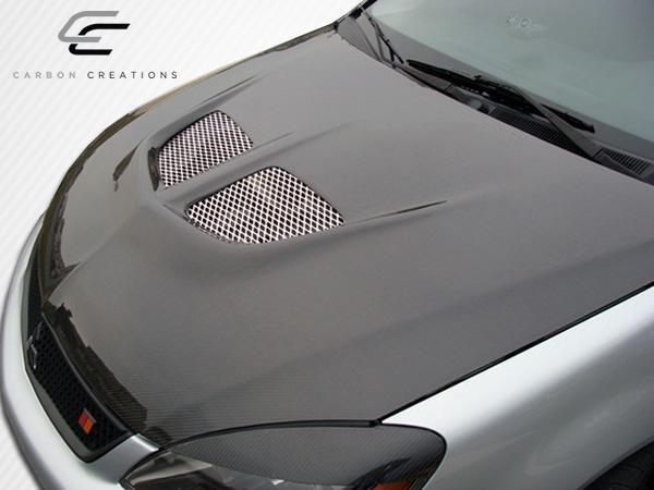 2004-2007 Mitsubishi Lancer Carbon Creations Evo Carbon Fiber Hood - Image 2
