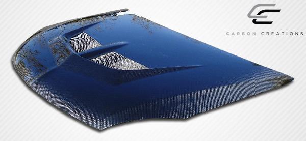 2004-2007 Mitsubishi Lancer Carbon Creations Evo Carbon Fiber Hood - Image 7