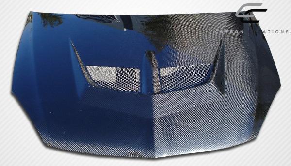 2004-2007 Mitsubishi Lancer Carbon Creations Evo Carbon Fiber Hood - Image 9