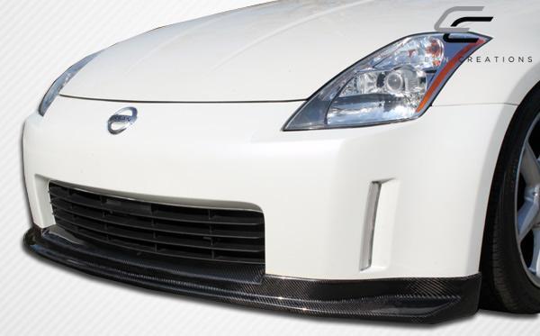 2003-2005 Nissan 350Z Carbon Creations N-1 Carbon Fiber Front Lip - Image 2